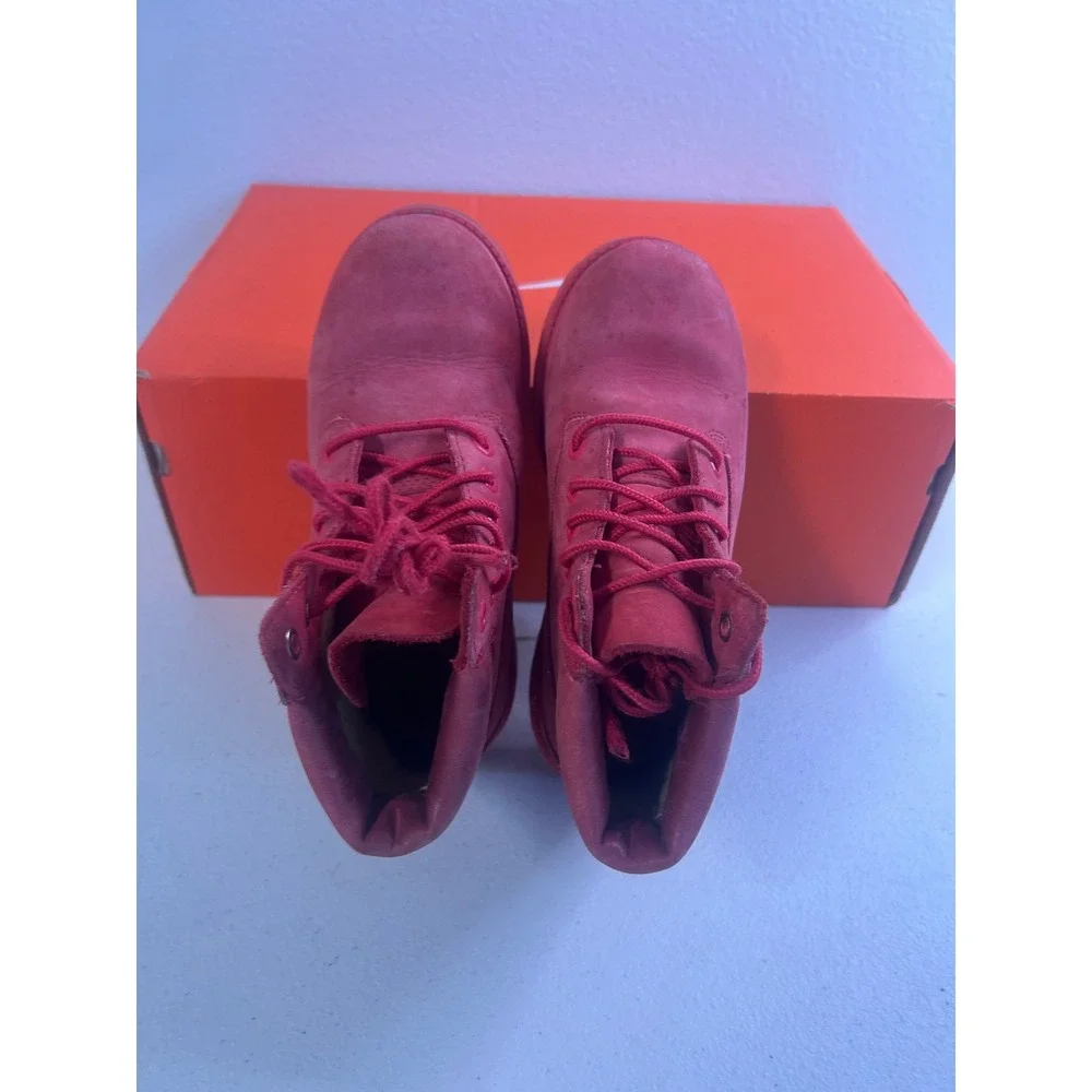 Timberland 6-Inch Premium Boot Pink US 1Y / 2.5W #2851